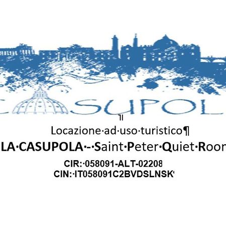 La Casupola Saint Peter'S Quiet Room Rom Exterior foto